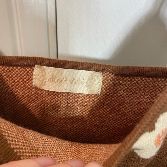 Altar’d State Cropped Floral Knitted Tank - Picture 3 of 5